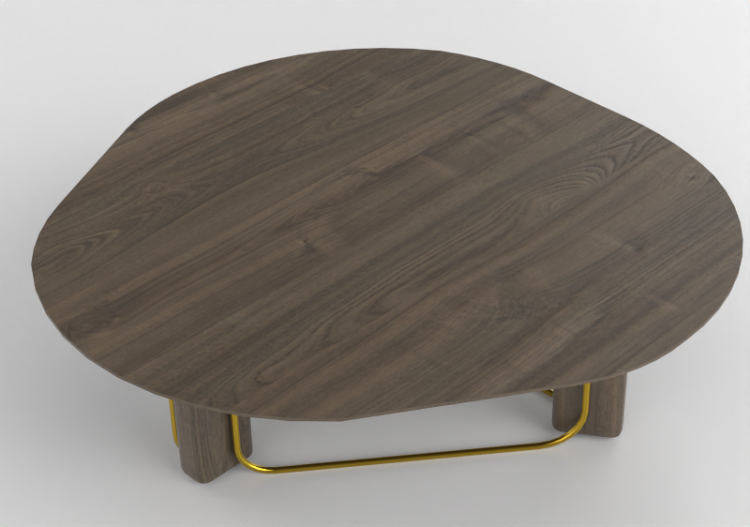 Mesas 3D - Mesita de madera - Artzzi - Duna - ACCA software