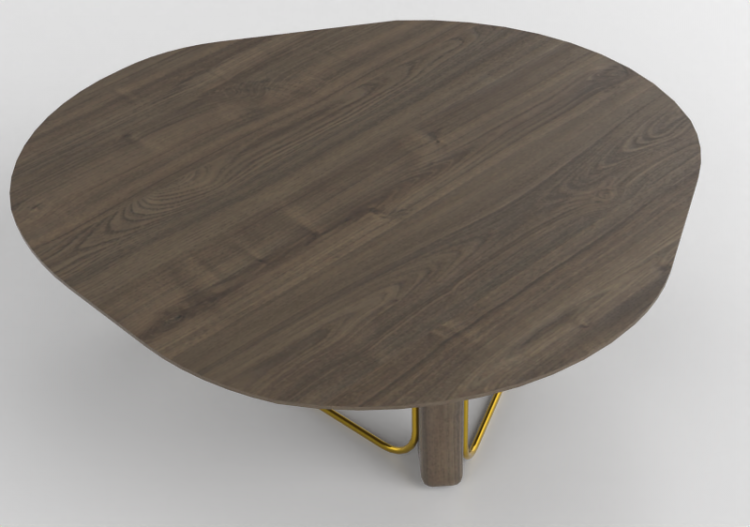3D Tisch - Couchtisch aus Holz - Artzzi - Duna - ACCA...