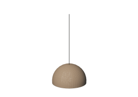 Lampada a sospensione 3D - Lampada in vimini - Gervasoni - Croco 95