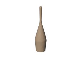 L&acirc;mpada de assoalho 3D - Lumin&aacute;ria de vime - Gervasoni - Bolla XL