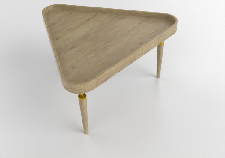 3D Tisch - Couchtisch aus Holz - Artzzi - Trapezio - ACCA...