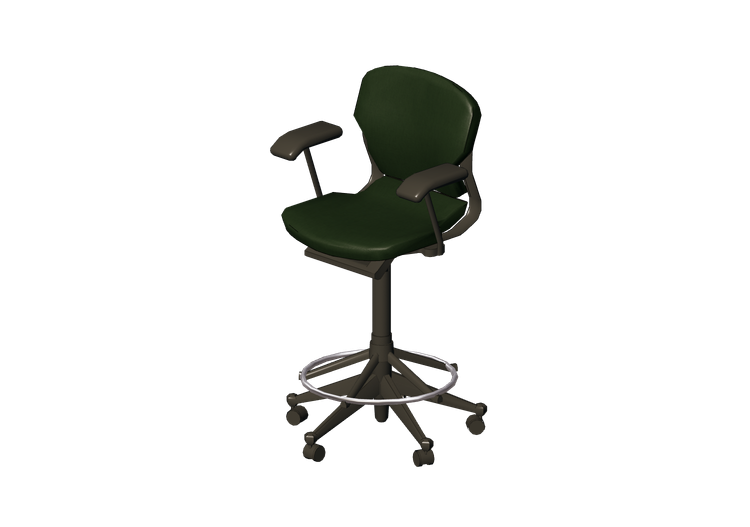 Cadeira 3D - Banqueta giratória - Herman Miller - Equa -... Cadeira 3D - Banqueta giratória - Herman Miller - Equa -...