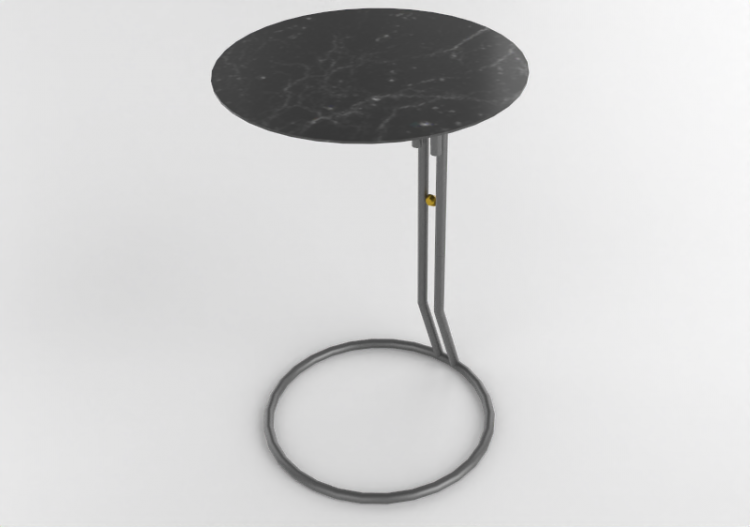Mesas 3D - Mesinha de metal - Artzzi - Gold - ACCA software