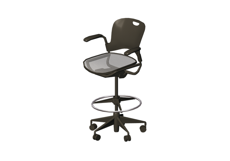 Sillas 3D - Taburete giratorio - Herman Miller - Caper -... Sillas 3D - Taburete giratorio - Herman Miller - Caper -...