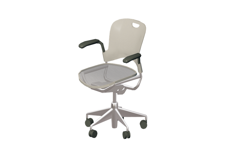 Chaises 3D - Chaise pivotante - Herman Miller - Caper -... Chaises 3D - Chaise pivotante - Herman Miller - Caper -...