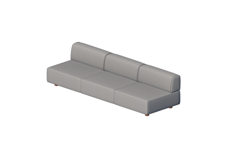 Chairs and Sofas 3D - 3 seater armchair - Hitch Mylius -... Chairs and Sofas 3D - 3 seater armchair - Hitch Mylius -...