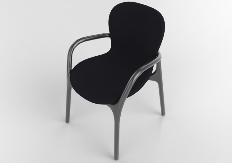 Cadeira 3D - Cadeira de tecido - Artzzi - Coral - ACCA...