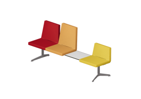 椅子 - 3 seater bench with combined table - Hitch Mylius - hm213e