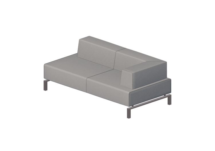 Poltrone 3D - Divano 2 posti in tessuto - Hitch Mylius -... Poltrone 3D - Divano 2 posti in tessuto - Hitch Mylius -...