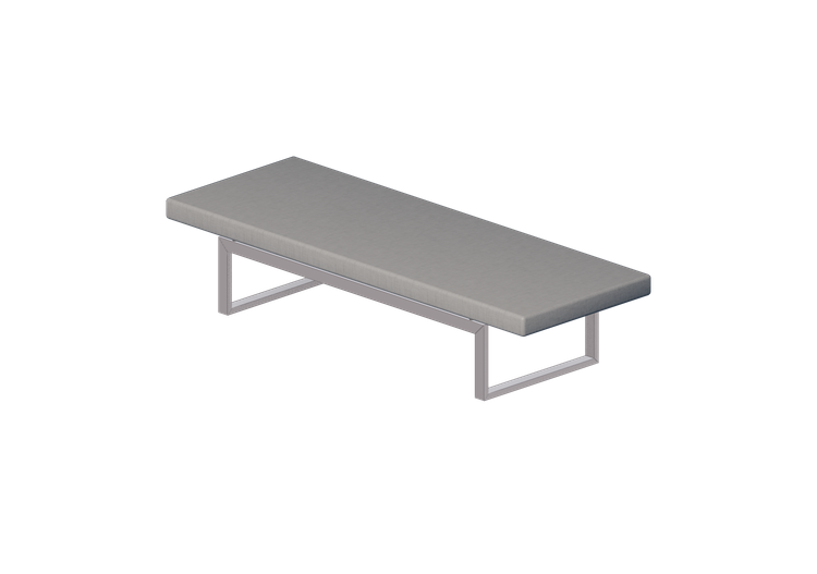Poltronas 3D - Banco con asiento acolchado - Hitch Mylius -... Poltronas 3D - Banco con asiento acolchado - Hitch Mylius -...