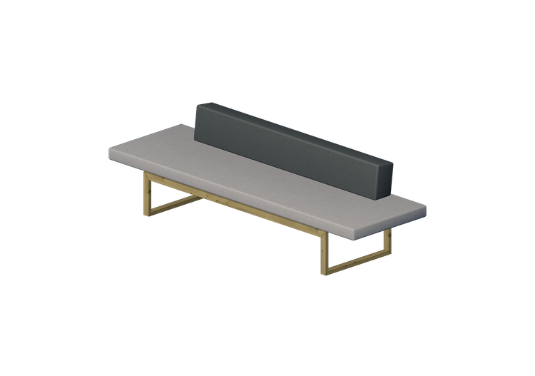Poltronas 3D - Banco con asiento acolchado - Hitch Mylius -... Poltronas 3D - Banco con asiento acolchado - Hitch Mylius -...
