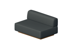 Poltronas 3D - Sof&aacute; tapizado de tela o de cuero - Hitch Mylius - hm108e