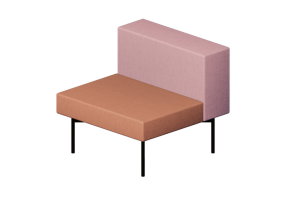 3D Arm Chairs - Fabric upholstered armchair - Hitch Mylius - hm102d
