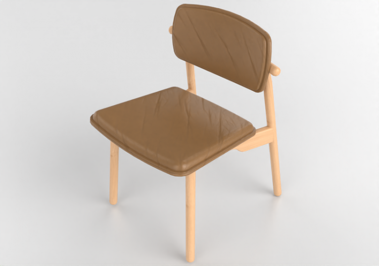 Chaises 3D - Chaise en cuir - Artzzi - Carioca - ACCA...