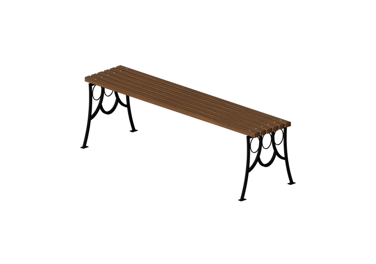 3D Benches - Metal and wooden bench 150x44x48cm - Hobbyka –... 3D Benches - Metal and wooden bench 150x44x48cm - Hobbyka –...