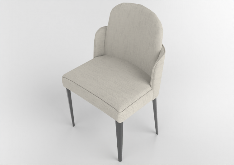 Sillas 3D - Silla de tela - Artzzi - Luiza - ACCA software