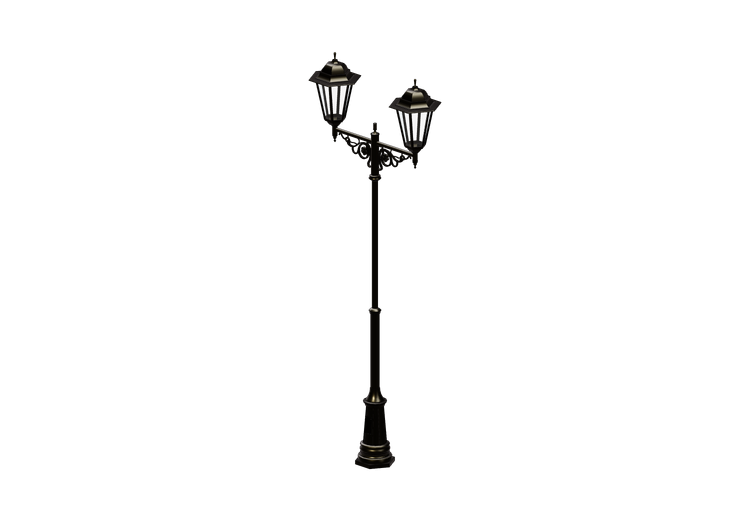 Lampioni stradali 3D - Lampione con due lampade - Hobbyka -... Lampioni stradali 3D - Lampione con due lampade - Hobbyka -...