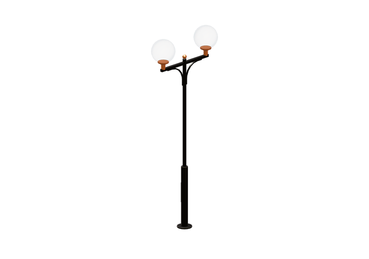 Lampioni stradali 3D - Lampione con due lampade - Hobbyka -... Lampioni stradali 3D - Lampione con due lampade - Hobbyka -...