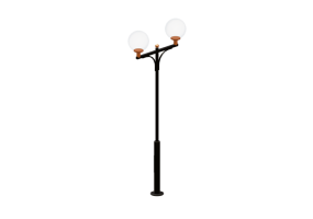 3D Straßenlanternen - Laterne mit zwei Lampen - Hobbyka - Т-14