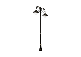 3D Street Lights - Lamppost with two lights - Hobbyka - Venezia