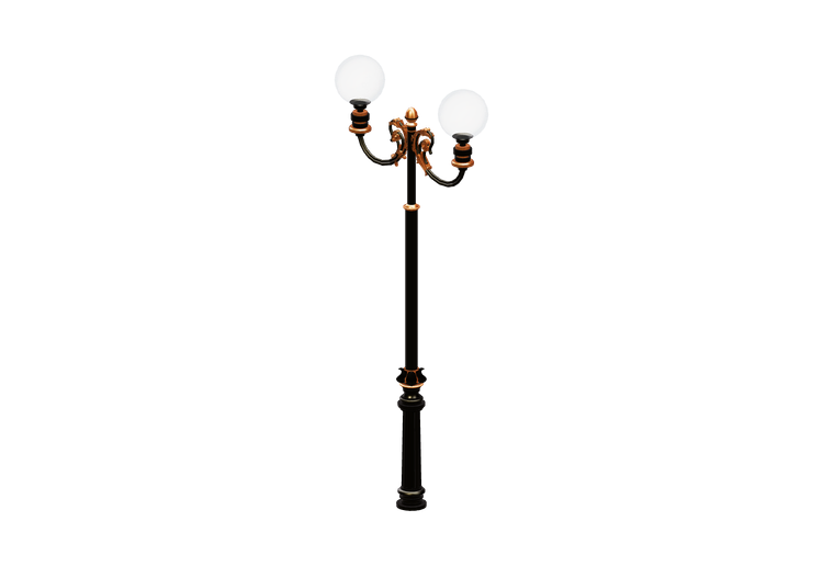 3D Street Lights - Steel lamppost with two lights - Hobbyka... 3D Street Lights - Steel lamppost with two lights - Hobbyka...