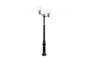 Lampioni stradali 3D - Lampione con due lampade - Hobbyka - S-05