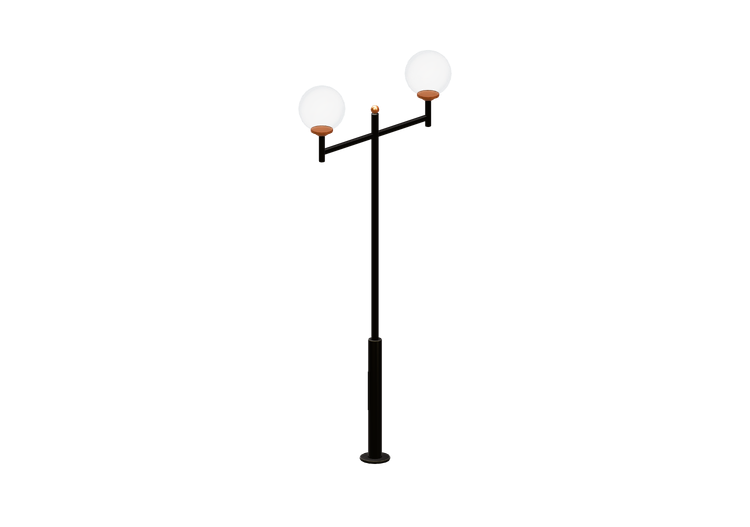 Farolas de calle 3D - Farola con dos lámparas - Hobbyka -... Farolas de calle 3D - Farola con dos lámparas - Hobbyka -...