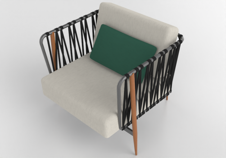 Divani 3D - Poltrona in tessuto - Artzzi - Samoa - ACCA...