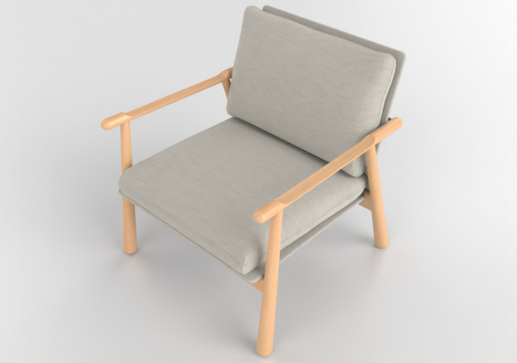 Divani 3D - Poltrona in tessuto - Artzzi - Lito - ACCA...