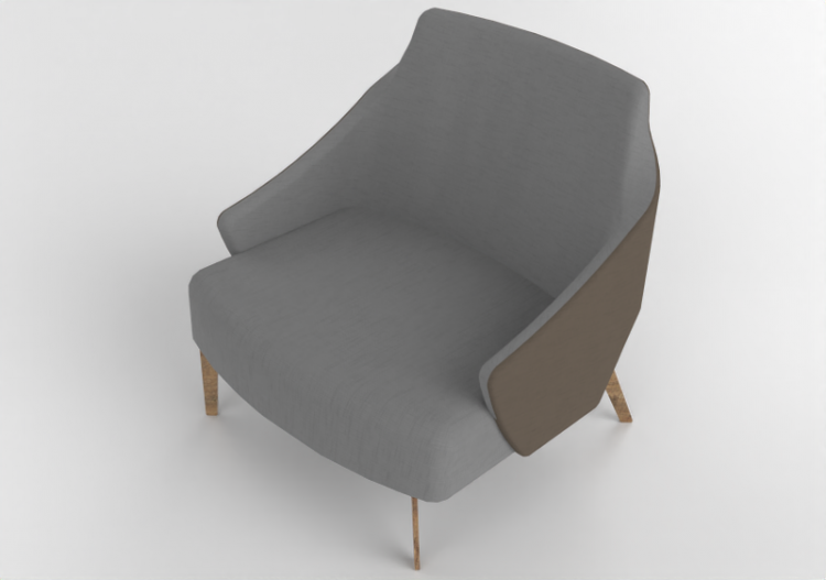 Poltronas y Sofás 3D - Sillón de tela - Artzzi - Moon -...