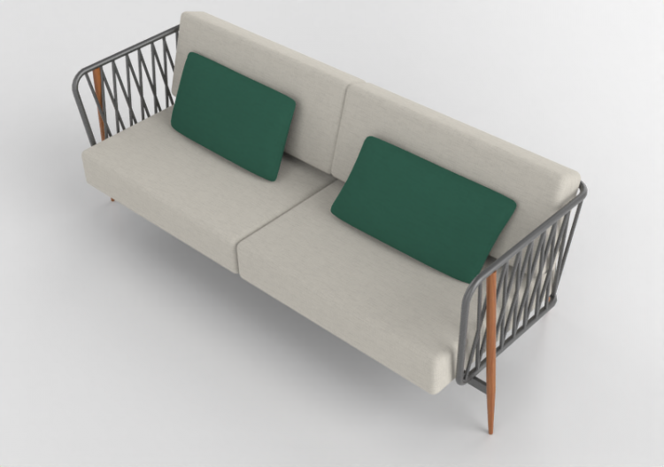 Poltronas y Sofás 3D - Sofá de tela - Artzzi - Samoa - ACCA...