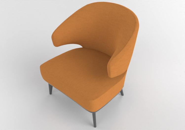 3D Sofa - Fabric lined armchair - Artzzi - Flirt - ACCA...