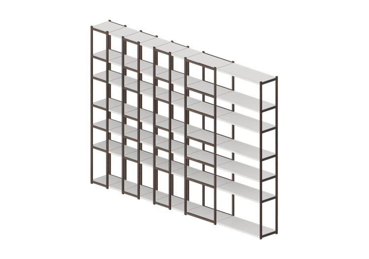 Librerie 3D - Scaffale in legno - Horm - 93-08-11 - Horm Librerie 3D - Scaffale in legno - Horm - 93-08-11 - Horm