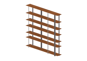 Librerie 3D - Libreria in legno - Horm - Kaze