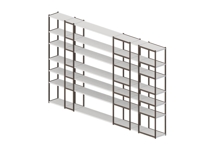 3D Bücherregal und Behälter - Holzregal - Horm - 93-08-12 -... 3D Bücherregal und Behälter - Holzregal - Horm - 93-08-12 -...