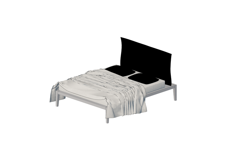 Beds and Side Cabinets 3D - Double Bed - Horm - Moheli -... Beds and Side Cabinets 3D - Double Bed - Horm - Moheli -...