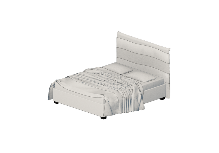 3D Betten und Nachttische - Doppelbett - Horm - Tasca -... 3D Betten und Nachttische - Doppelbett - Horm - Tasca -...