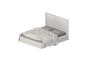 Letti 3D - Letto matrimoniale - Horm - Tahiti High