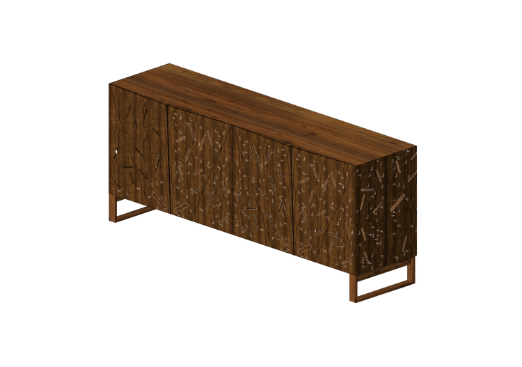 Wardrobes and Cabinets 3D - Wooden drawers chest - Horm -... Wardrobes and Cabinets 3D - Wooden drawers chest - Horm -...