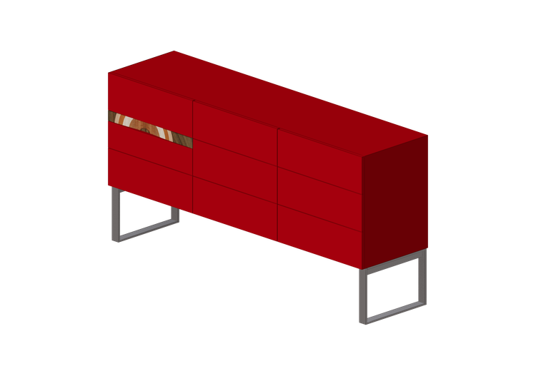 3D Schränke und Kommoden - Anrichte aus Holz - Horm - Comrì... 3D Schränke und Kommoden - Anrichte aus Holz - Horm - Comrì...