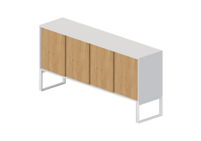 Armadi 3D - Madia in legno - Horm - Oblique