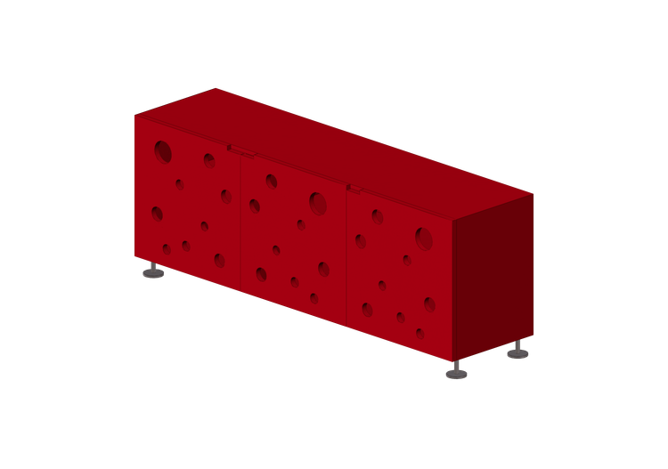 Armoires 3D - Buffet en bois - Horm - Polka Dots - Horm Armoires 3D - Buffet en bois - Horm - Polka Dots - Horm