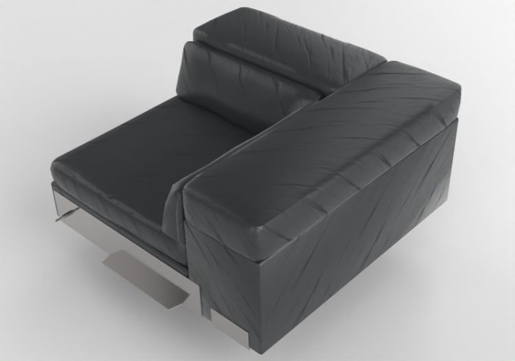 3D Sessel und Sofas - Ledersofa - Jori - Shiva - CE096 -...
