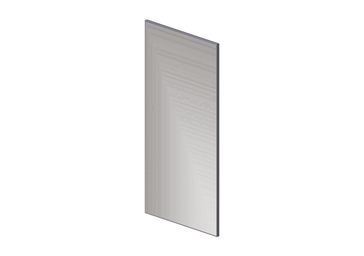 3D Spiegel - Spiegel aus Aluminium - Horm - Ute Minimal -... 3D Spiegel - Spiegel aus Aluminium - Horm - Ute Minimal -...