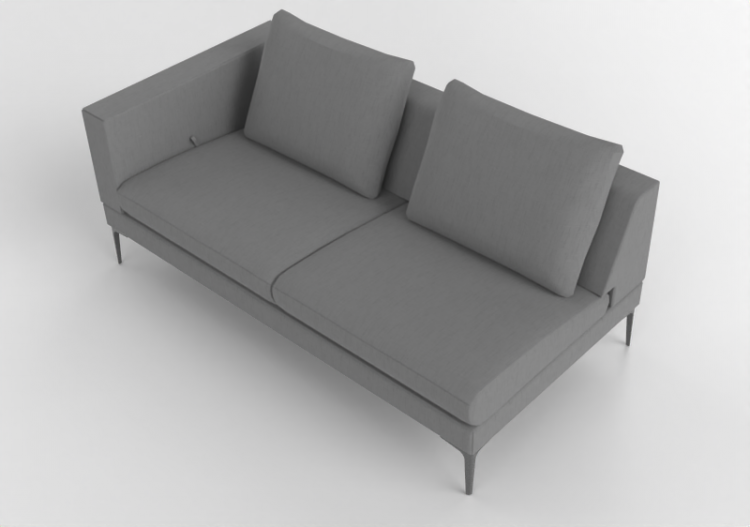 Poltronas y Sofás 3D - Sofá de tejido - Jori - Tigra...