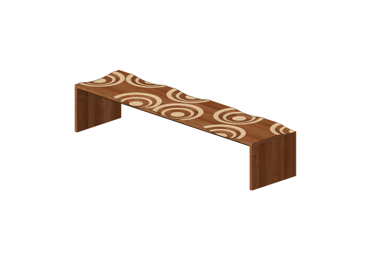 Bancos 3D - Banco de madeira - Horm - Ripples - Horm Bancos 3D - Banco de madeira - Horm - Ripples - Horm