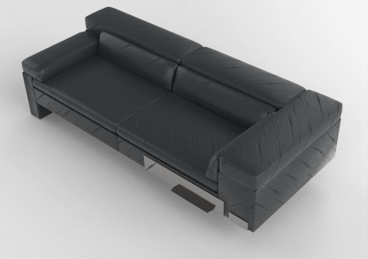 3D Sofa - Leather sofa - Jori - Shiva - CS231L - ACCA...
