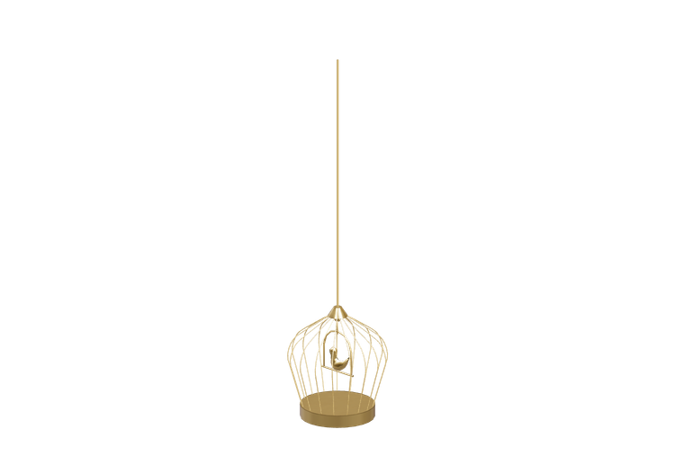 Lampe à suspension 3D - Luminaire plaqué or - Horm - Tweet... Lampe à suspension 3D - Luminaire plaqué or - Horm - Tweet...