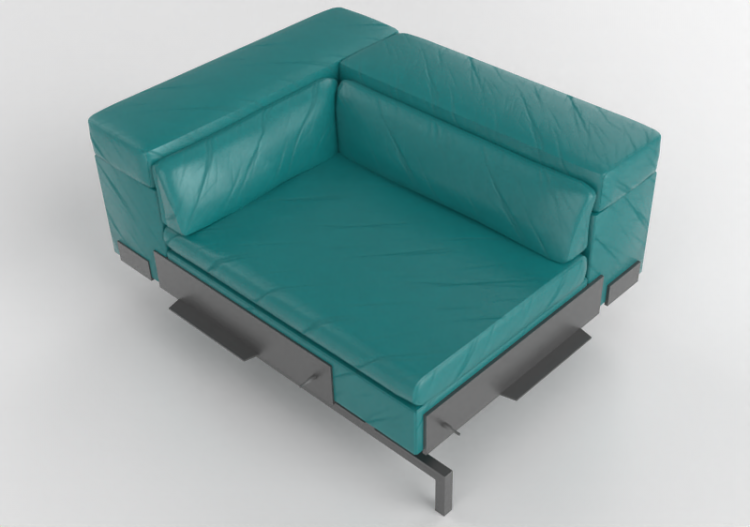 3D Sofa - Leather sofa - Jori - Shiva - CE125L - ACCA...