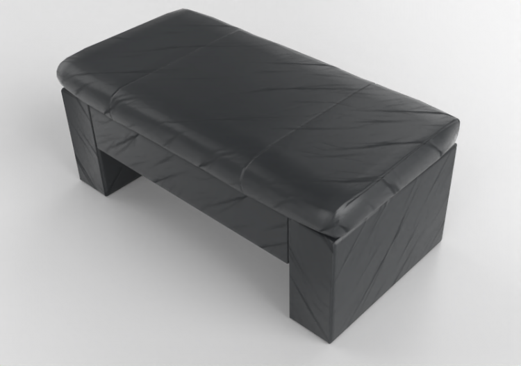 3D Sofa - Leather Pouf - Jori - Shiva - F048096 - ACCA...
